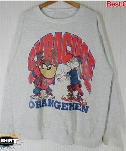 College Vintage Just Got Better with this Syracuse Orange Looney Tunes Sweatshirt