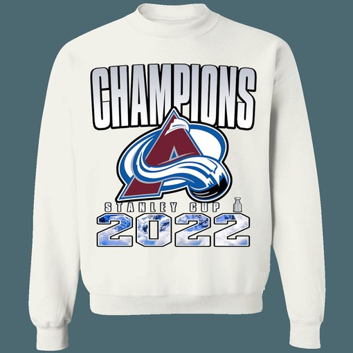 Colorado Avalanche 2022 Stanley Cup Champions Retro NHL Sweatshirt Hoodie T-Shirt - Get Your Commemorative Gear Here! - Image 2