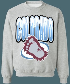 Colorado Avalanche BIG FOOT Retro NHL Sweatshirt Hoodie - Perfect for Hockey Season
