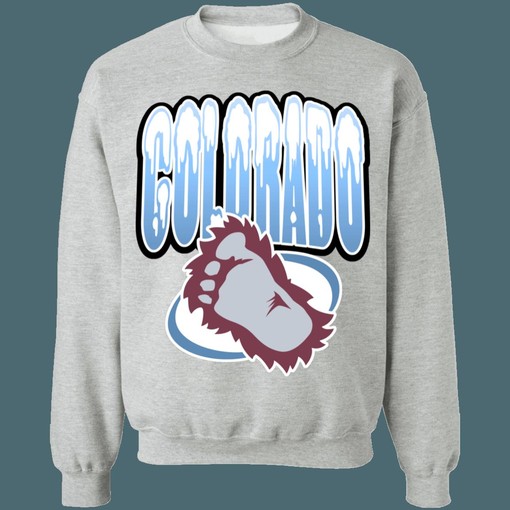 Colorado Avalanche BIG FOOT Retro NHL Sweatshirt Hoodie - Perfect for Hockey Season