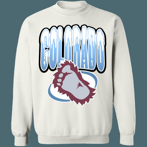Colorado Avalanche BIG FOOT Retro NHL Sweatshirt Hoodie - Perfect for Hockey Season - Image 2