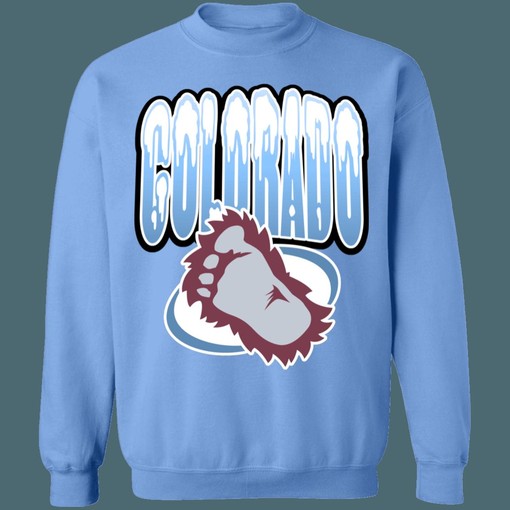 Colorado Avalanche BIG FOOT Retro NHL Sweatshirt Hoodie - Perfect for Hockey Season - Image 3