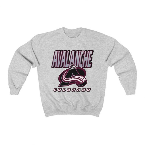 Colorado Avalanche BLACKOUT Retro NHL Sweatshirt Hoodie - Bold Look for Fans - Image 3