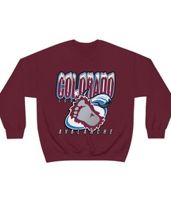 Colorado Avalanche Big Foot Retro 90's NHL Sweatshirt Hoodie - Great Gear for Hockey Fans Who Love a Big Foot!
