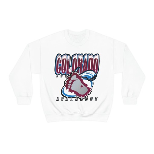 Colorado Avalanche Big Foot Retro 90's NHL Sweatshirt Hoodie - Great Gear for Hockey Fans Who Love a Big Foot! - Image 3