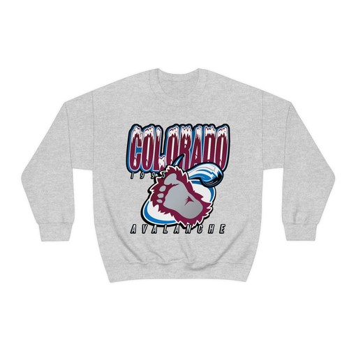 Colorado Avalanche Big Foot Retro 90's NHL Sweatshirt Hoodie - Great Gear for Hockey Fans Who Love a Big Foot! - Image 4