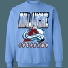 Colorado Avalanche Snowy Peaks Retro NHL Sweatshirt Hoodie - Perfect Gear for Hockey Fans