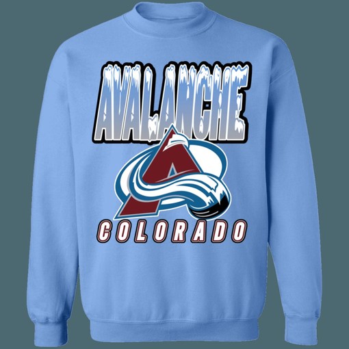 Colorado Avalanche Snowy Peaks Retro NHL Sweatshirt Hoodie - Perfect Gear for Hockey Fans