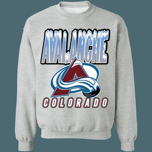 Colorado Avalanche Snowy Peaks Retro NHL Sweatshirt Hoodie - Perfect Gear for Hockey Fans - Image 2