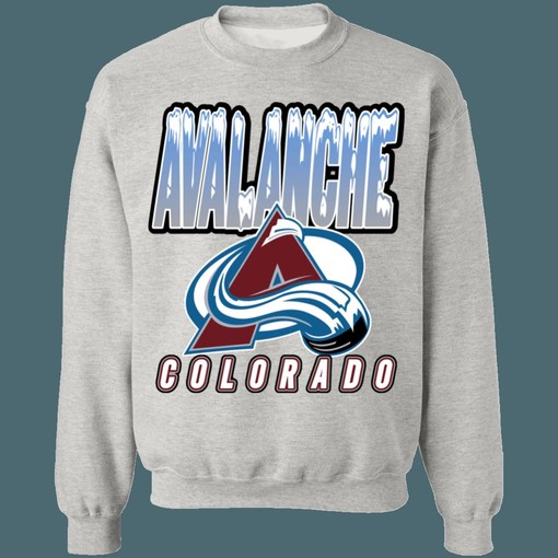 Colorado Avalanche Snowy Peaks Retro NHL Sweatshirt Hoodie - Perfect Gear for Hockey Fans - Image 4