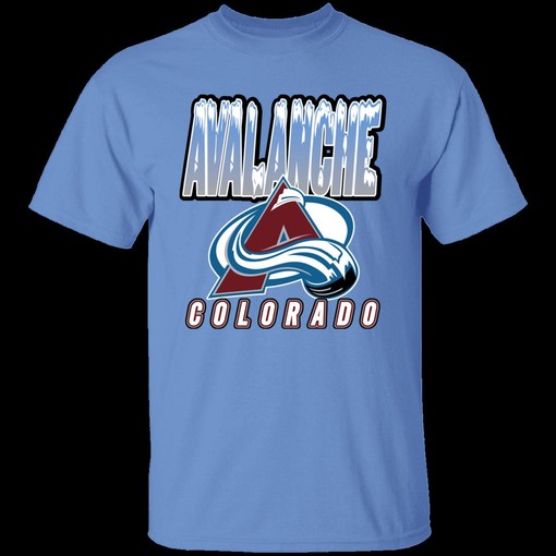 Colorado Avalanche Snowy Peaks Retro NHL T-Shirt Sweatshirt Hoodie - Great for National Hockey League Fans - Image 3