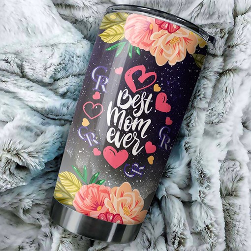 Colorado Rockies Cool Flower Best Mom Ever MLB Tumbler with a Unique Design