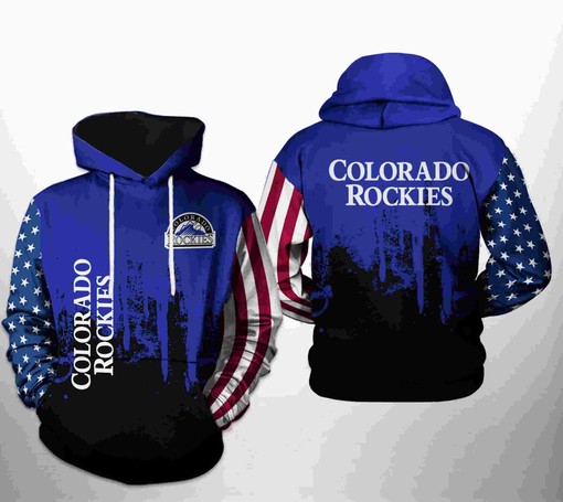 Colorado Rockies MLB Team All Over Print 3D Hoodie Zipper Hoodie - Team Spirit