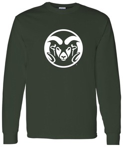 Colorado State Rams Primary Logo Licensed NCAA University Shirt Sweatshirt Hoodie