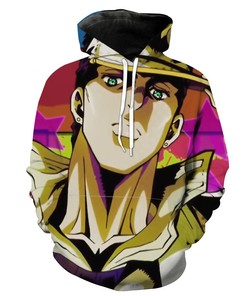Colorful Jotaro 3D Hoodie - Men's 3D Graphic Hoodies
