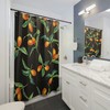Colorful Kumquat Print Shower Curtain - Add a Pop of Nature to Your Bath