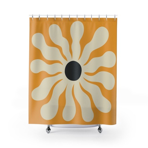 Colorful Luxury Shower Curtain for a Unique and Vibrant Bathroom Design