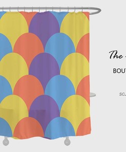 Colorful Mermaid Shower Curtain with Custom Sizes and Hooks | shower curtains colorful