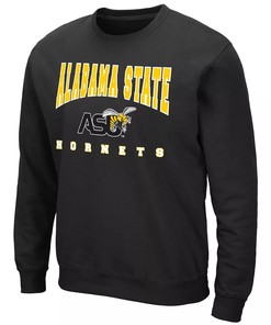 Colosseum Alabama State Hornets Fleece Sweatshirt Hoodie and Shirt Gifts for NCAA Fans
