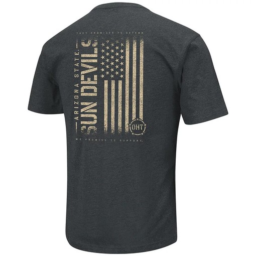 Colosseum Arizona State Sun Devils Military Appreciation Flag 2.0 T-Shirt