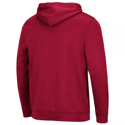 Colosseum Crimson Alabama Crimson Tide Slash Stack Hoodie Sweashirt, College Shirts and Mens Sport Shirts - Image 3