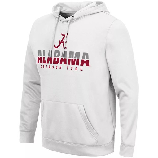Colosseum White Alabama Crimson Tide Lantern Pullover Hoodie: Alabama Sweatshirt Full-Size Gifts for Fans - Image 2