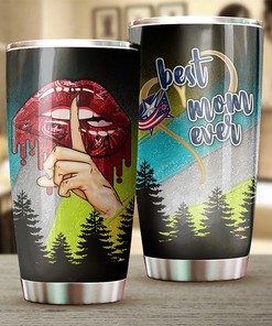 Columbus Blue Jackets NHL Tumbler NHL Logo Best Mom Ever Tumbler, Perfect for Dedicated Fans with Tumbler Ideas
