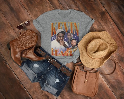 Comedic Rockstar Kevin Hart Vintage Homage Tshirt - Kevin Hart Reality Check Tour - Image 3