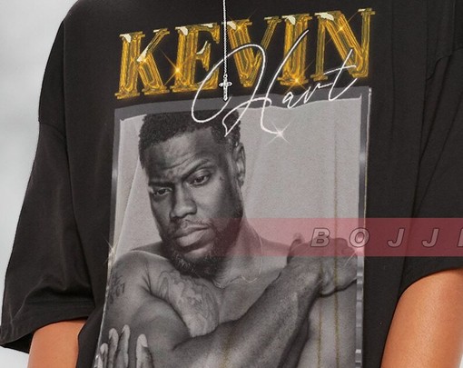 Comedic Rockstar Kevin Hart Vintage Tshirt - Funny Movie Shirts for Men - Image 2