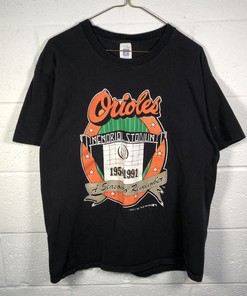 Commemorate Memorial Stadium with This Vintage 1954-1991 MLB Baltimore Orioles T-Shirt, State University Shirt