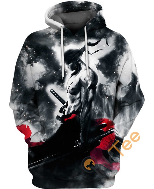 Commemorate the Samurai with 3D Design Hoodie of Zoro