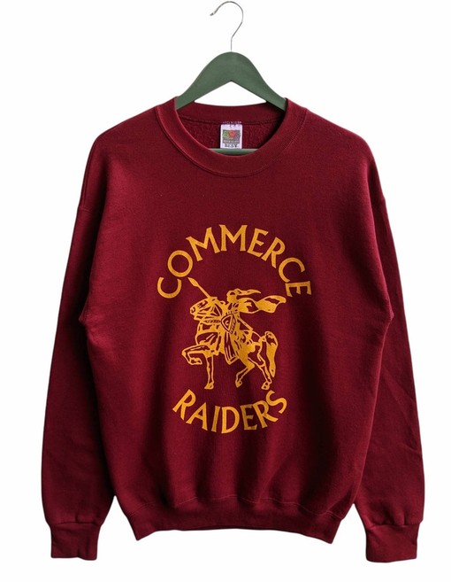 Commerce Raiders 90s Vintage Sweatshirt Hoodie Shirt, College Shirts