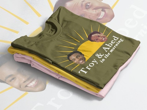 Community Troy and Abed In The Morning Vintage Shirt for Movie Fans - Image 4