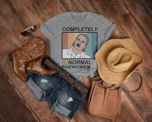 Completely Normal Phenomenon Dyatlov Vintage Shirt - Perfect for Fans of Meme and Chernobyl - Image 3