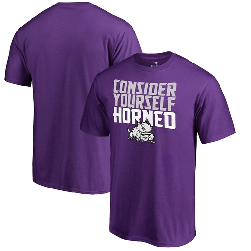 Consider Yourself Horned T-Shirt for TCU Horned Frogs Fans, Official University Football Fan Shirt