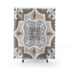 Contemporary 71 x 71 inch Shower Curtain - Sleek College Dorm Decor