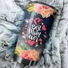 Cool Flower Best Moms Ever with Personalization and MLB Logo - Toronto Blue Jays MLB Tumbler