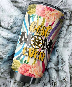 Cool Flower Boston Bruins NHL Tumbler - Best Mom Ever Personalized Drink Container - Tumbler Ideas