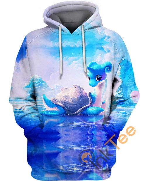 Cool Lapras Pokemon - 3D All Over Print Hoodie with Striking Design