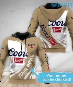 Coors Light Black Grey All Over Print 3D Hoodie for Beer Lovers
