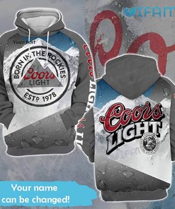 Coors Light Elk Hunting All Over Print 3D Hoodie for Beer Lovers