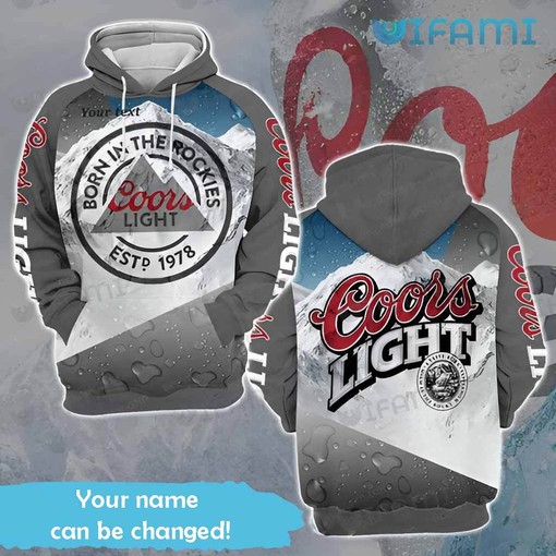 Coors Light Elk Hunting All Over Print 3D Hoodie for Beer Lovers