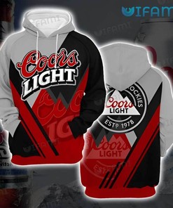Coors Mountain Refreshment All Over Print 3D Hoodie for Beer Lovers