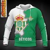 Coosur Real Betis All Over Print 3D Hoodie for Spanish Football Fans