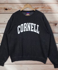 Cornell University Vintage Style Crew Neck Sweatshirt, Cornell University Sweater Pullover