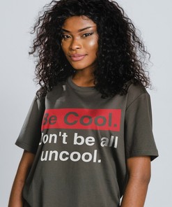 Countess Luann Quote Vintage T Shirt with Be Cool. Don't Be All Uncool Unisex Tees and Funny Quote Quote
