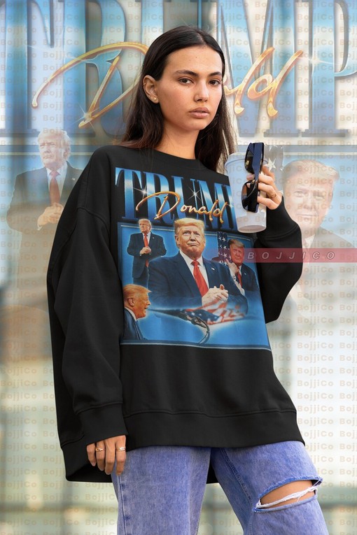Covfefe Homage Sweatshirt, Donald Trump President Shirt for Men and Women, Funny Tee with Retro 90s Style