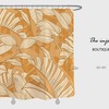 Cozy Autumn Leaves Bathroom Shower Curtain, Leaf Home Decor, Waterproof Washable Bath Curtain with Hooks