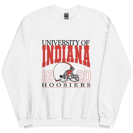 Cozy Indiana College Unisex Sweatshirt for NCAA Fans - Stay Warm in Your State University Colors - Image 2