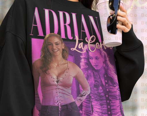 Crime Series Sweatshirt, Adriana La Cerva Homage Vintage Tee, La Cosa Nostra Wise Guy Made Man T-Shirt - Image 4